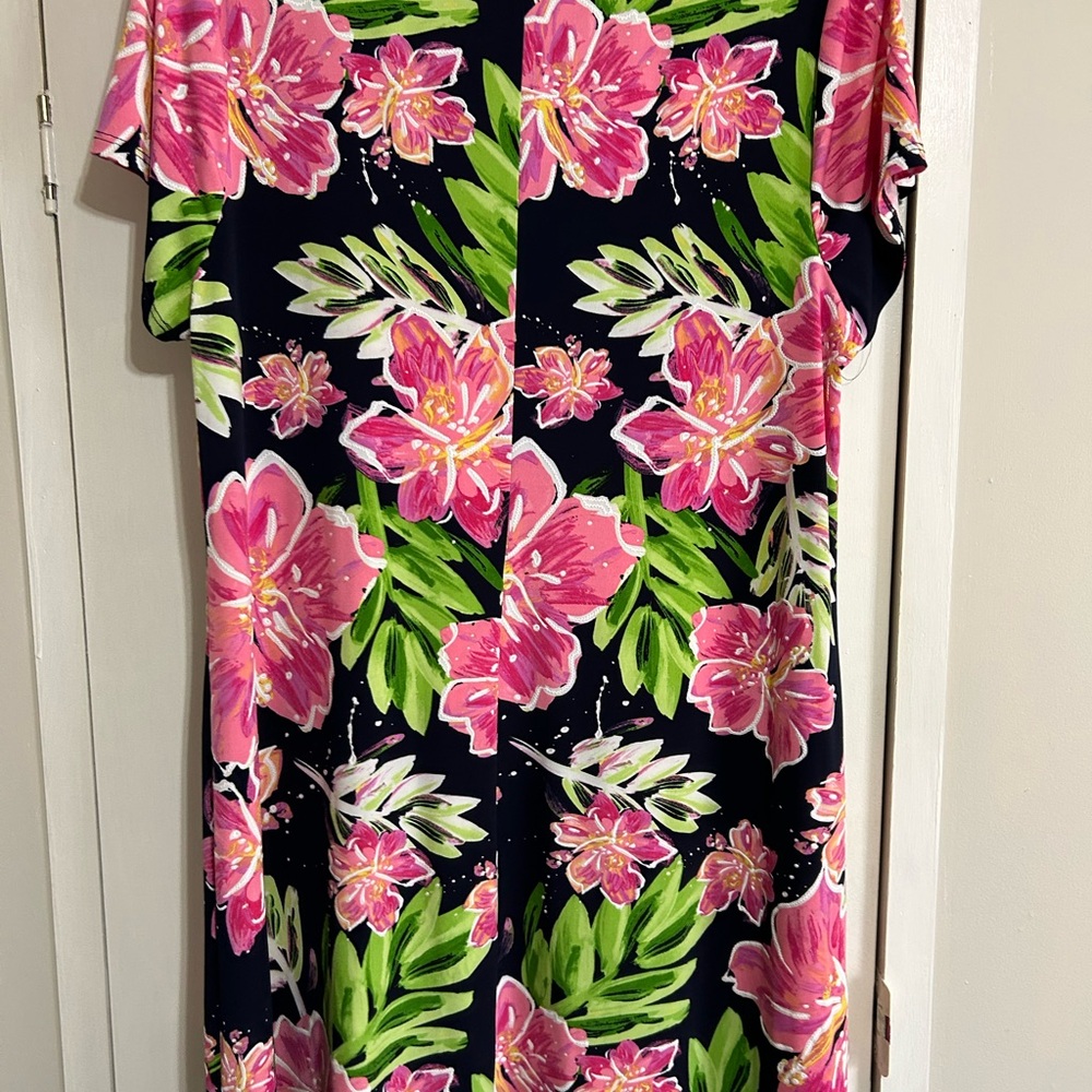 Floral Print Women's Dress - Picture 3 of 3